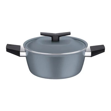 TRAMONTINA SPEZIA INDUKCIÓS, KÉK ALUMÍNIUM LÁBAS, BELSŐ ÉS KÜLSŐ STARFLON KIVÁLÓ TAPADÁSMENTES BEVONATTAL, 24 CM