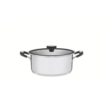 TRAMONTINA SOLAR SILIOCONE, INDUKCIÓS, SEKÉLY ROZSDAMENTES ACÉL LÁBAS HÁROMRÉTEGŰ ALJJAL, 20 CM 2,9 L