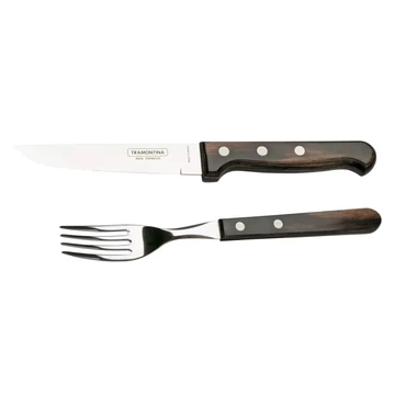 TRAMONTINA CHURRASCO GAUCHO evőeszköz készlet, 2db. *