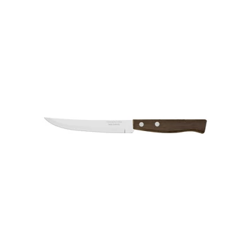 TRAMONTINA TRADICIONAL 5"-OS STEAK KÉS SIMA ÉLŰ ROZSDAMENTES ACÉL PENGÉVEL ÉS NATÚR FA NYÉLLEL,