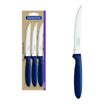 TRAMONTINA IPANEMA Steak kés, 6 részes - kék