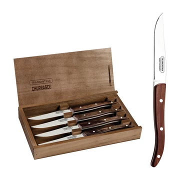TRAMONTINA PAISANO Steak késkészlet, 4 db - Barna*