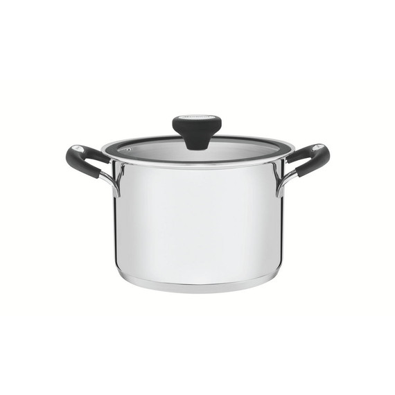TRAMONTINA SOLAR SILICONE ROZSDAMENTES ACÉL, INDUKCIÓS FŐZŐEDÉNY HÁROMRÉTEGŰ ALJJAL, 20 CM 4,6 L