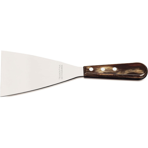 TRAMONTINA SPATULA ROZSDAMENTES ACÉL PENGÉVEL ÉS KEZELT BARNA POLYWOOD NYÉLLEL, 25x10 CM