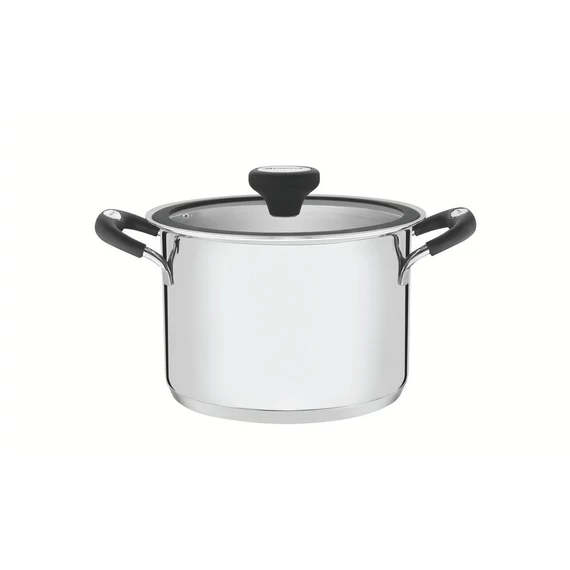 TRAMONTINA SOLAR SILICONE ROZSDAMENTES ACÉL, INDUKCIÓS FŐZŐEDÉNY HÁROMRÉTEGŰ ALJJAL, 20 CM 4,6 L