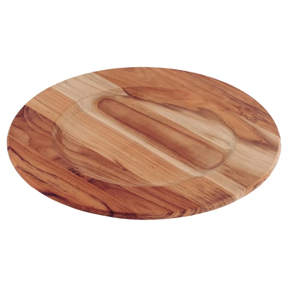 TRAMONTINA KEREK TÁL FSC TEAKFÁBÓL, ÁSVÁNYOLAJ BEVONATTAL, 33 CM