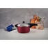 Kép 6/6 - TRAMONTINA VANCOUVER EFFECT ALUMÍNIUM KUKTA BELSŐ ÉS KÜLSŐ STARFLON MAX RED TAPADÁSMENTES BEVONATTAL, 24 CM, 6 L