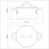 Kép 3/3 - TRAMONTINA SOLAR SILICON lábas Ø 30 cm - 8,9 L
