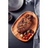 Kép 5/6 - TRAMONTINA BIO BBQ TÁLALÓDESZKA KÖZEPES MÉRETŰ, FSC TEAKFÁBÓL, ÁSVÁNYOLAJJAL BEVONVA, 37X29,8 CM